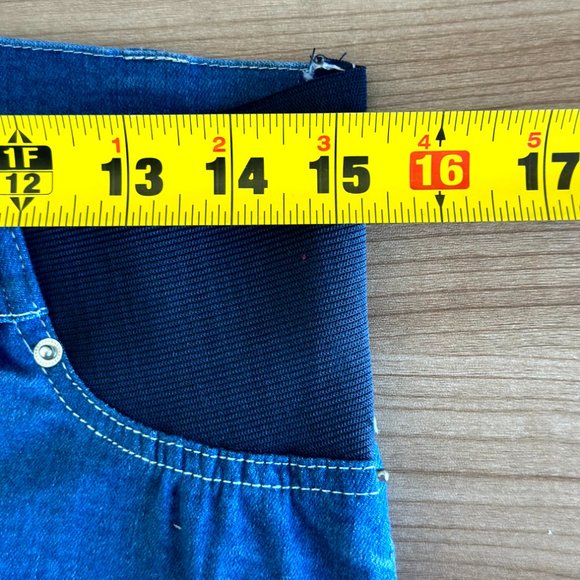 Sexy Mama Maternity Set Denim Shorts & Mama Black T-shirt Size: 2-6 - Picture 13 of 15